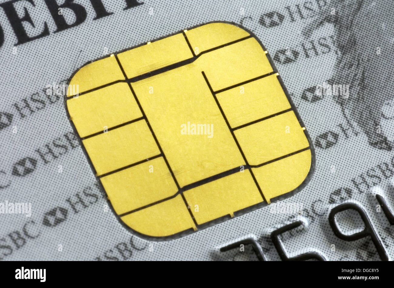 Chip and pin debit card Stock Photo - Alamy