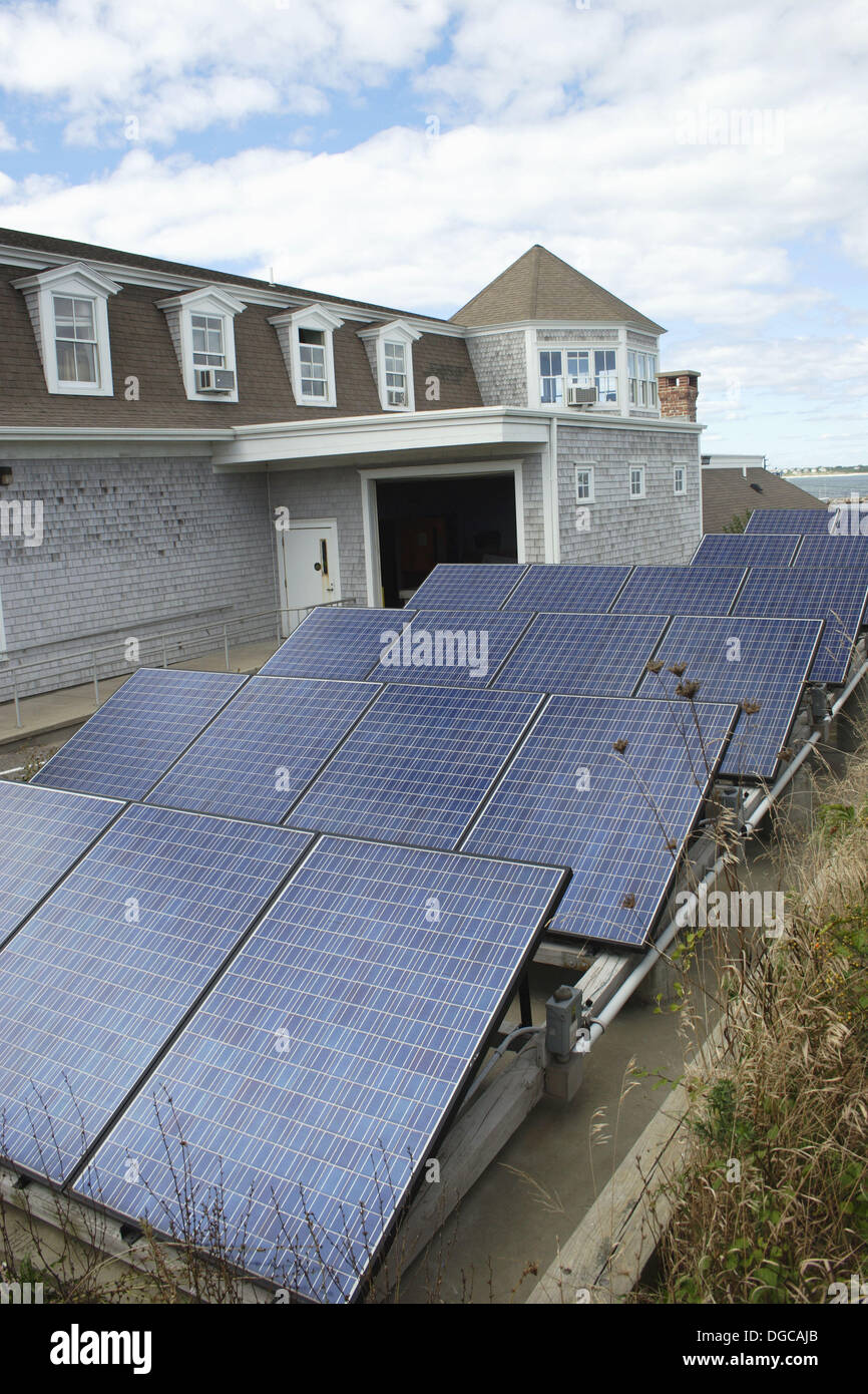 Solar Panels, Block Island. Rhode Island, USA Stock Photo Alamy