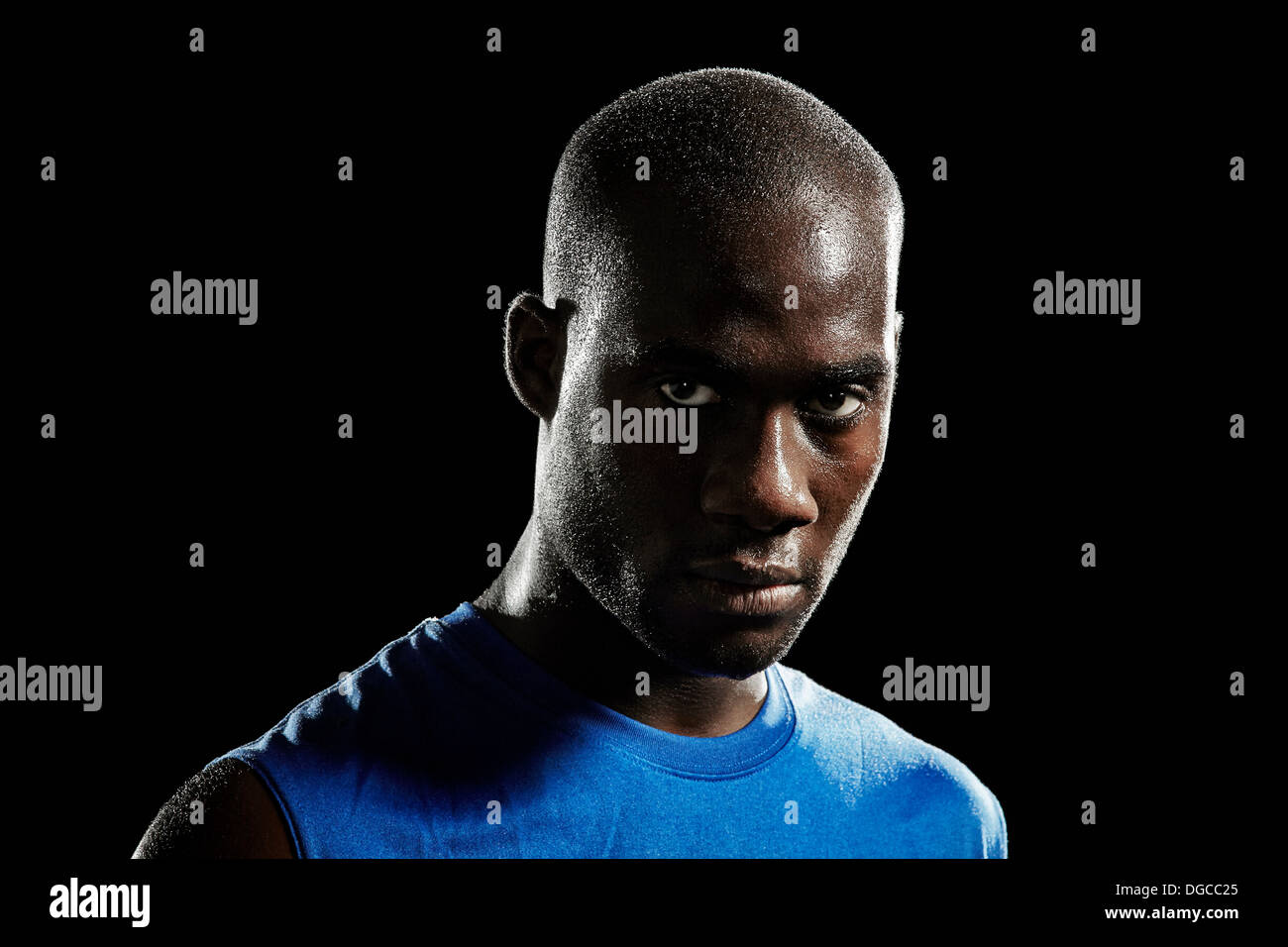 Close up shot of basketball player Stock Photo