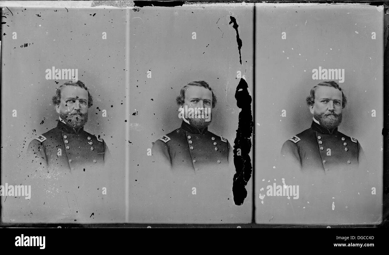 A portrait of General George H. Thomas, a prominent Union Army general ...