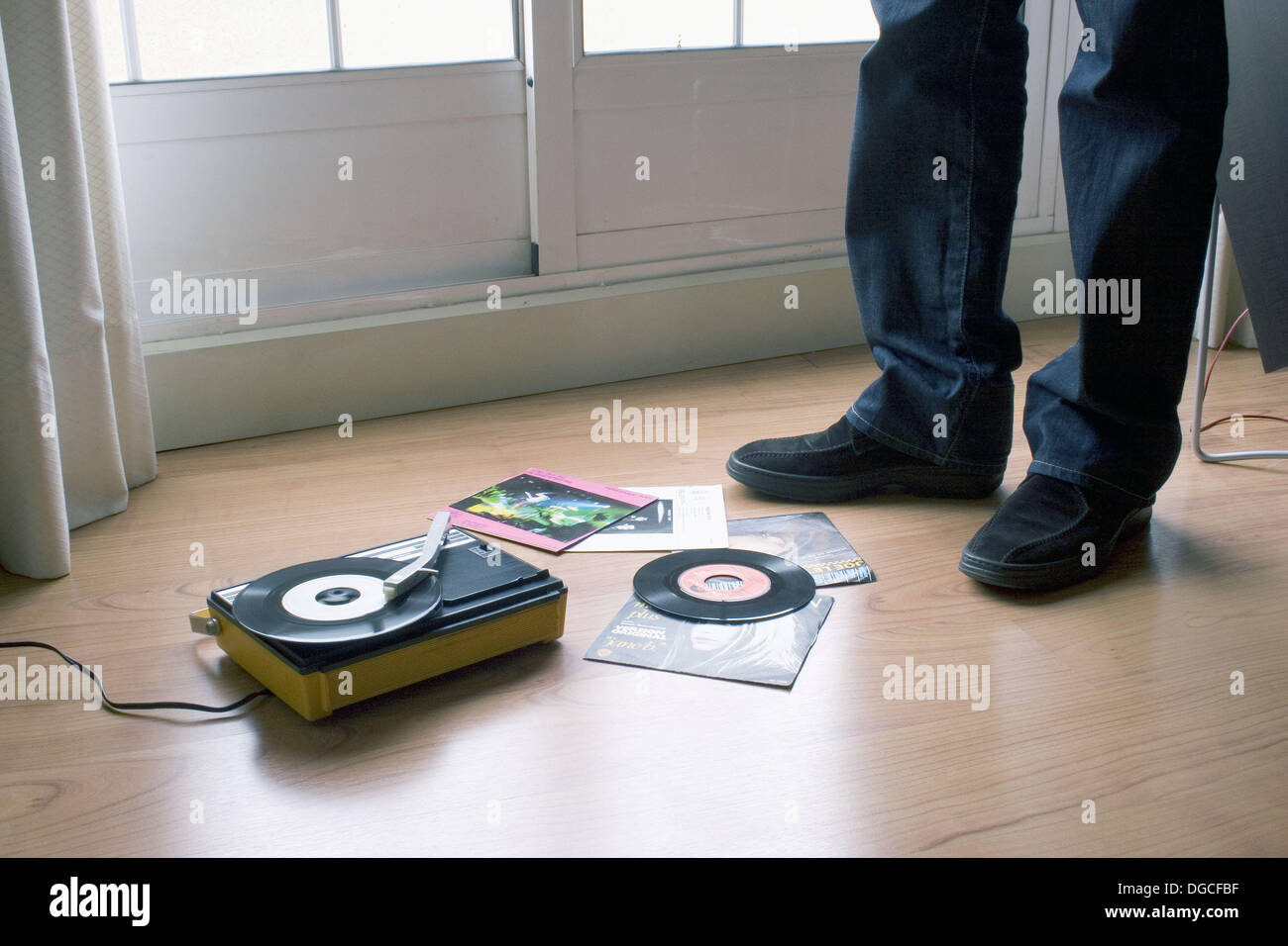 Old vinyl records Stock Photo - Alamy