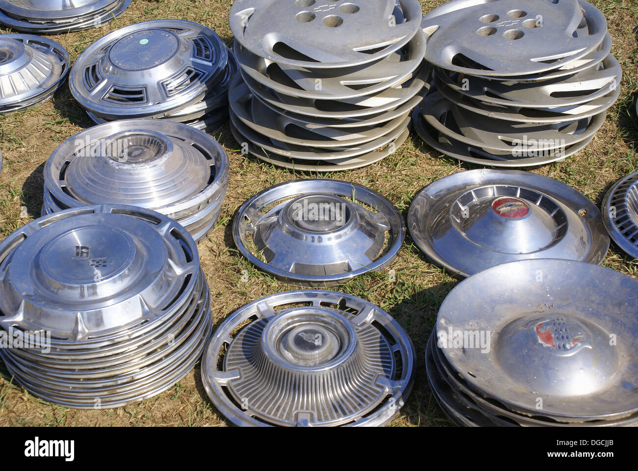 Stacked hubcaps hires stock photography and images Alamy