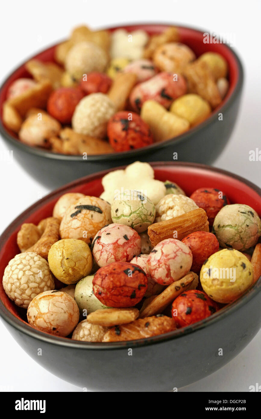 Chinese rice crackers Stock Photo Alamy