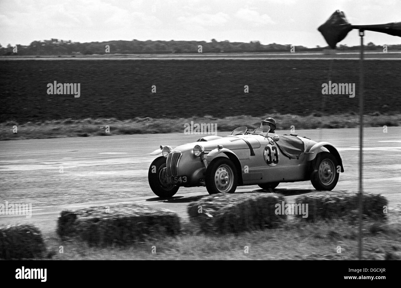 A Frazer Nash Le Mans Replica racing in the International Trophy at Silverstone, England 1950. Stock Photo