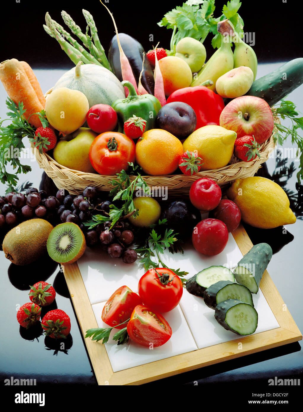Fruits and vegetables Stock Photo