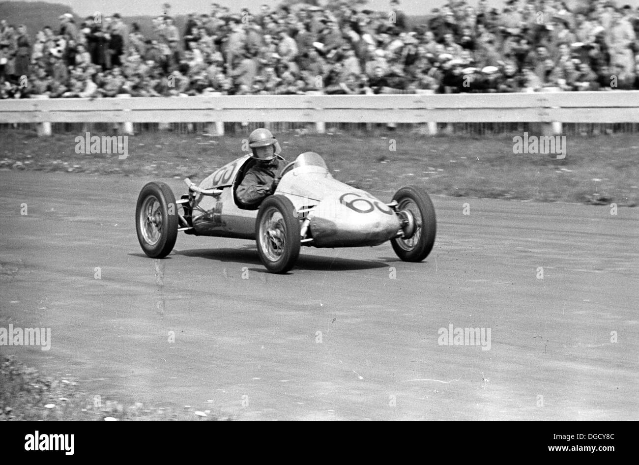 500cc Formula 3 racing on Whit Monday at Goodwood, England 1951. Stock Photo