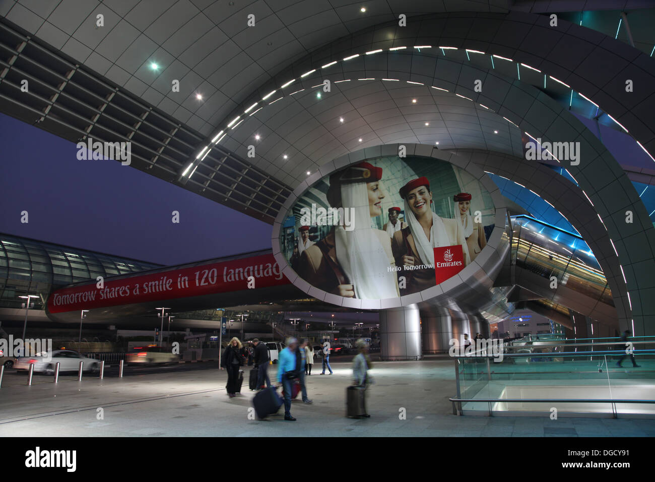 Dubai Airport Terminal 3 Three UAE AVIATION Stock Photo