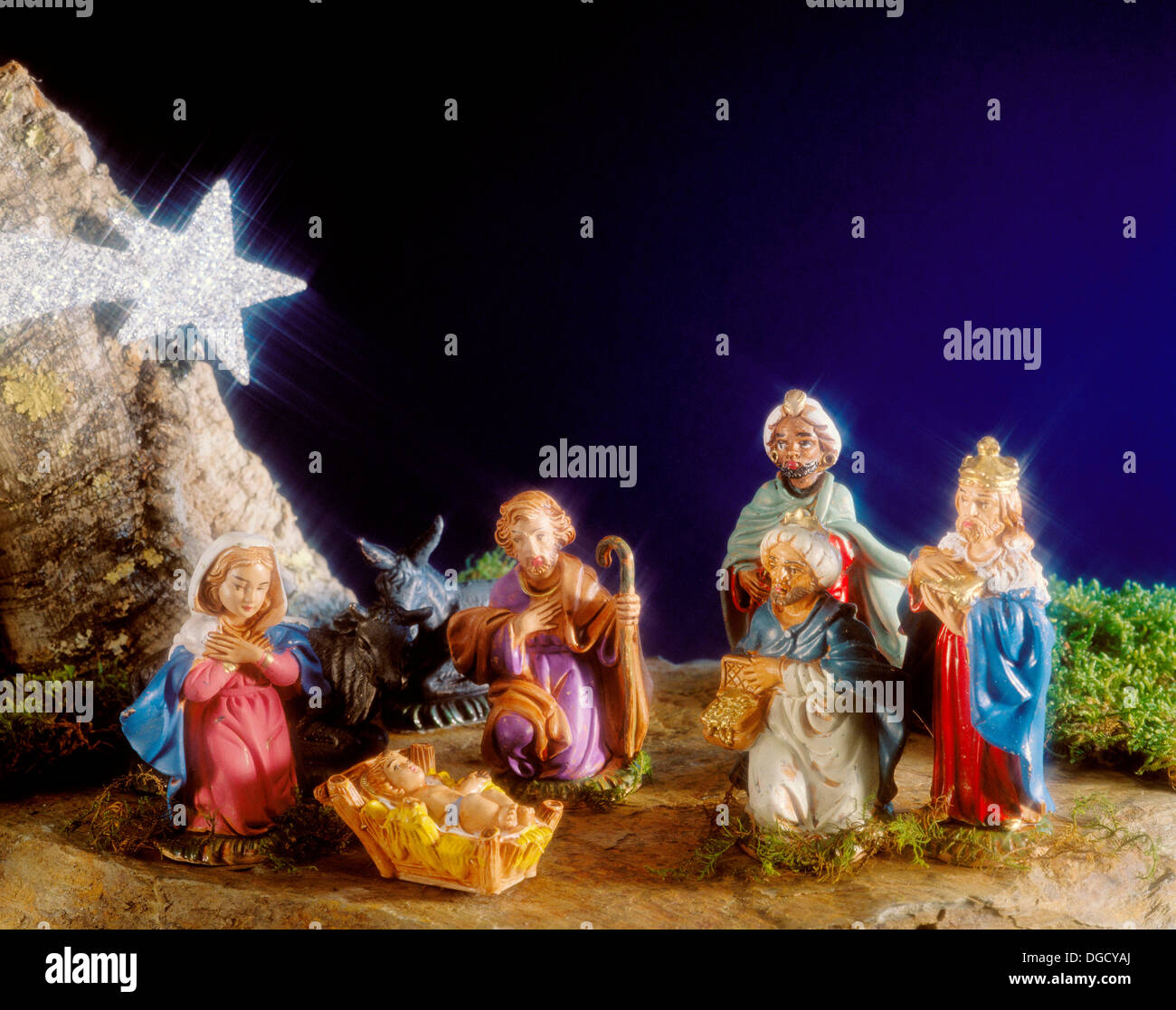 Nativity scene Stock Photo