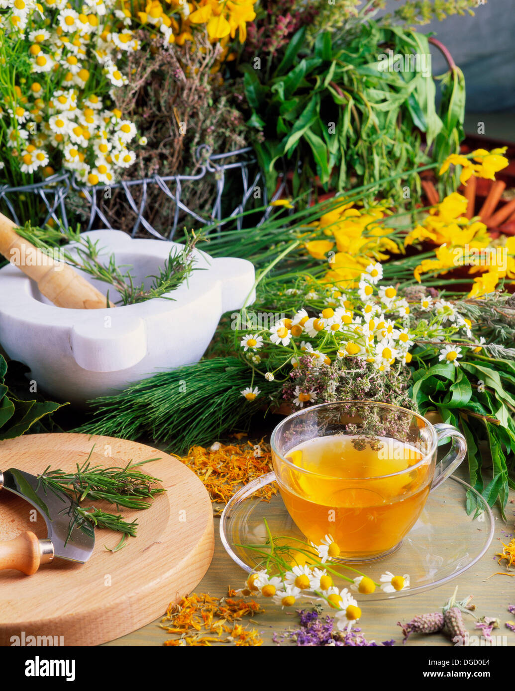 Herbal tea, infusion Stock Photo Alamy