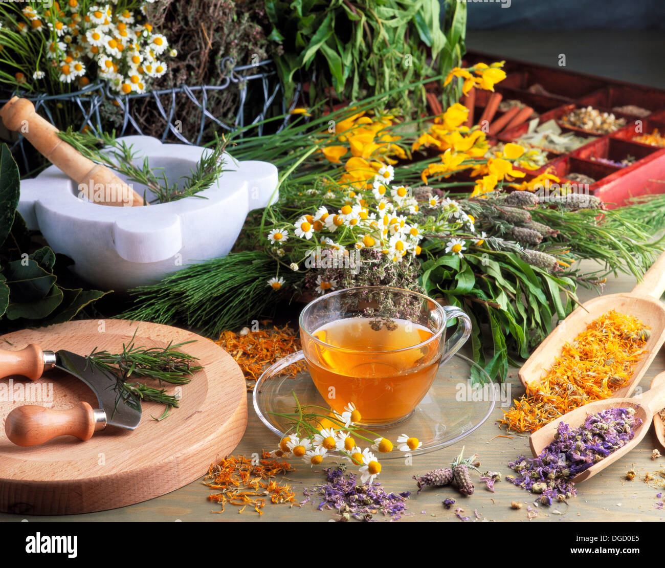 Herbal tea, infusion Stock Photo Alamy