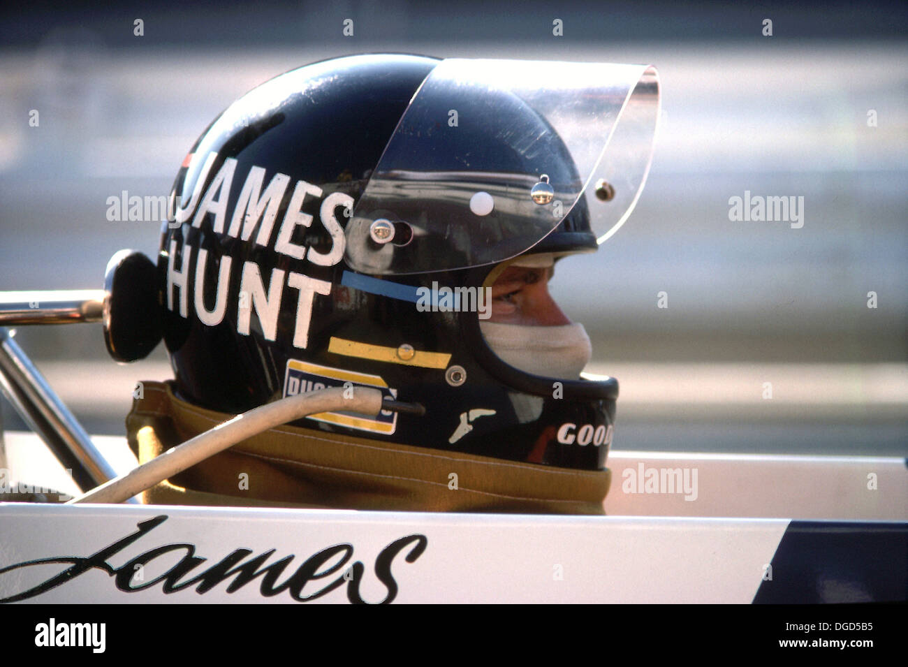 James Hunt, British racing driver who won the Formula 1 World Stock