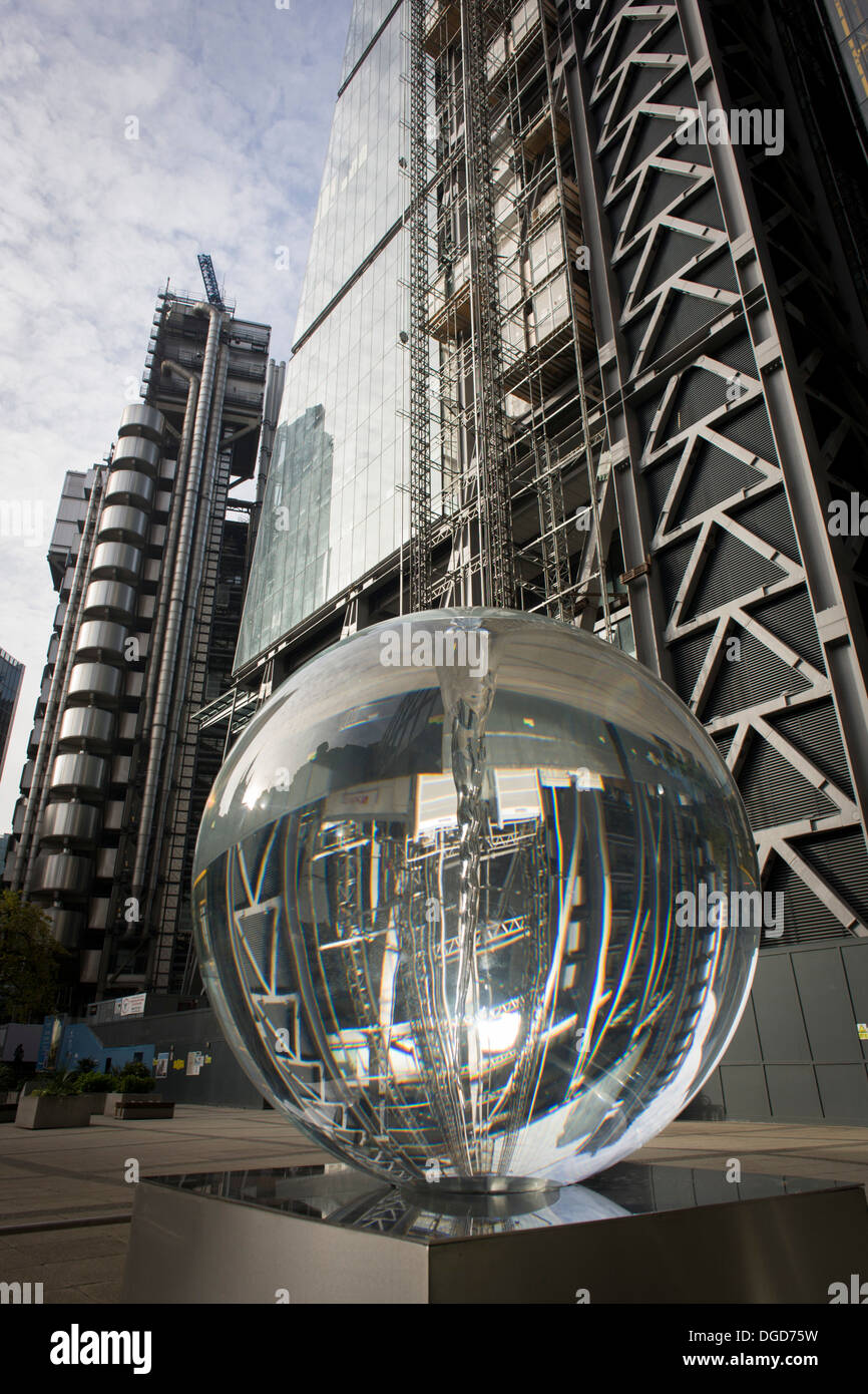 Distorted cityscape seen through Petroc Sesti's art instillation called ...