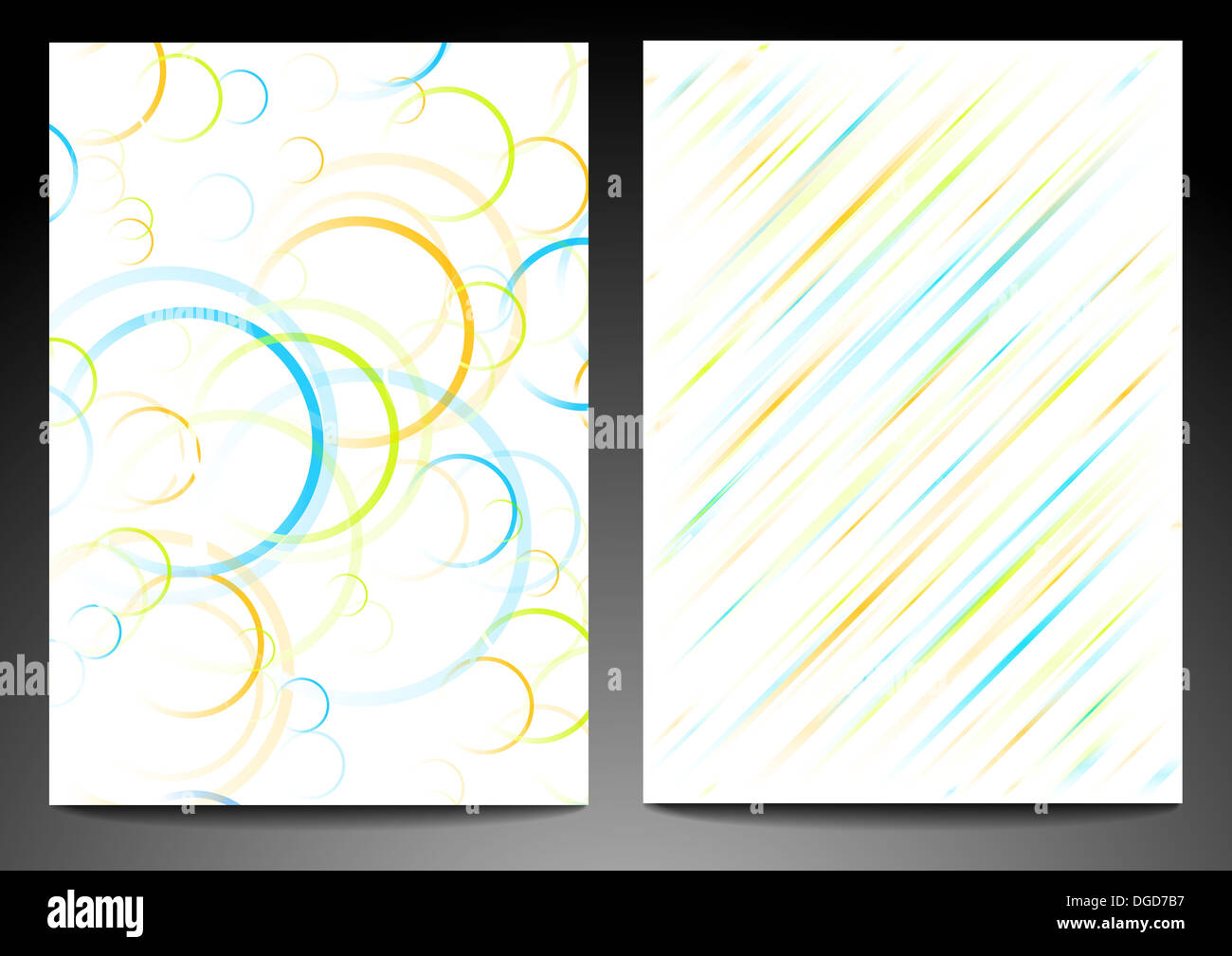 Abstract lines and circles on white background. Eps 10 Stock Photo - Alamy