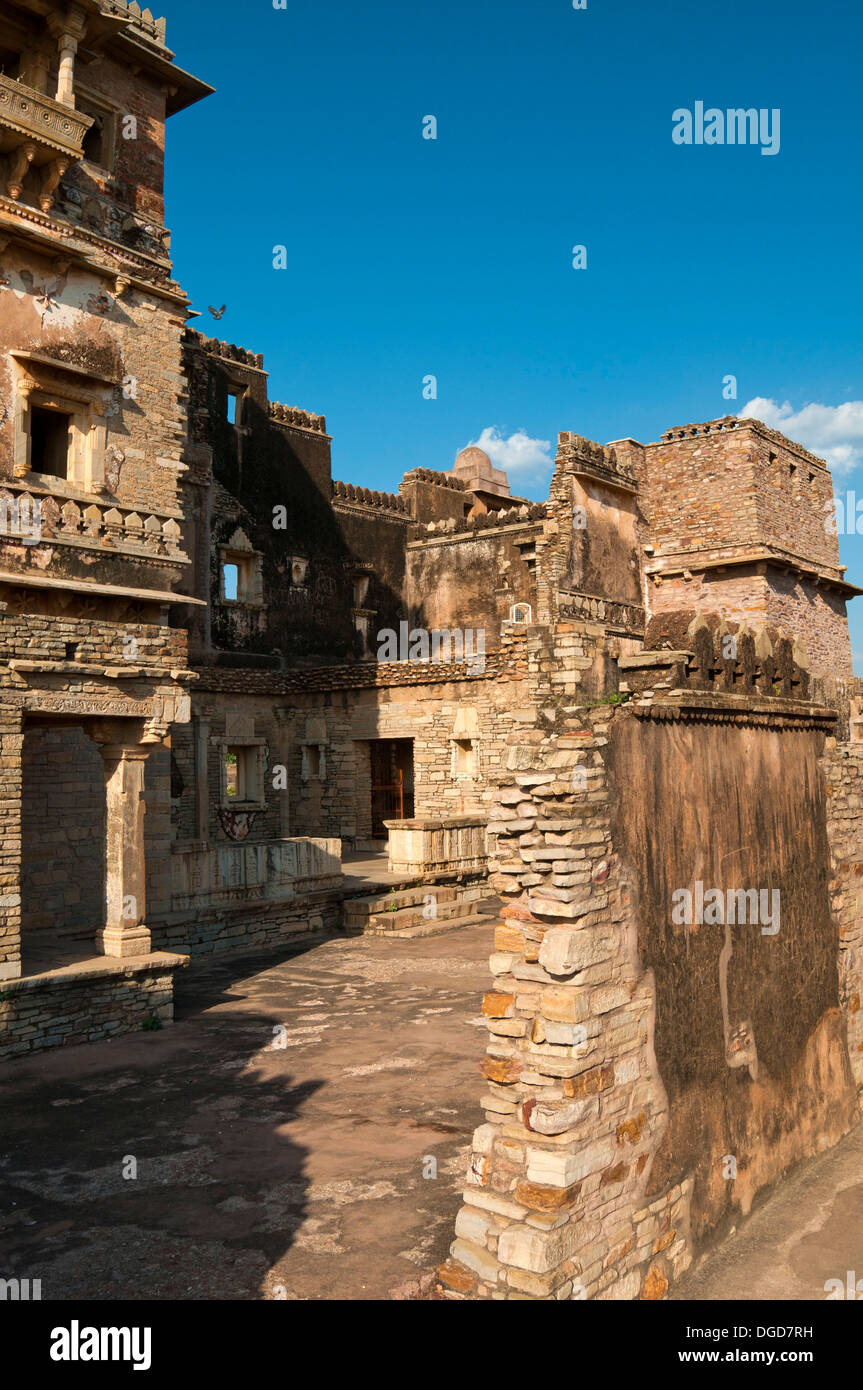 Fort Chittorgarh also Chittor, Chittaur, or Chittaurgarh, Rajasthan state, western India, Asia Stock Photo