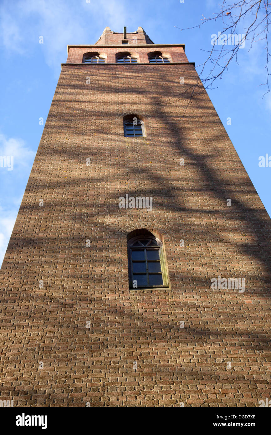 View up the outside of the Faringdon Folly Stock Photo