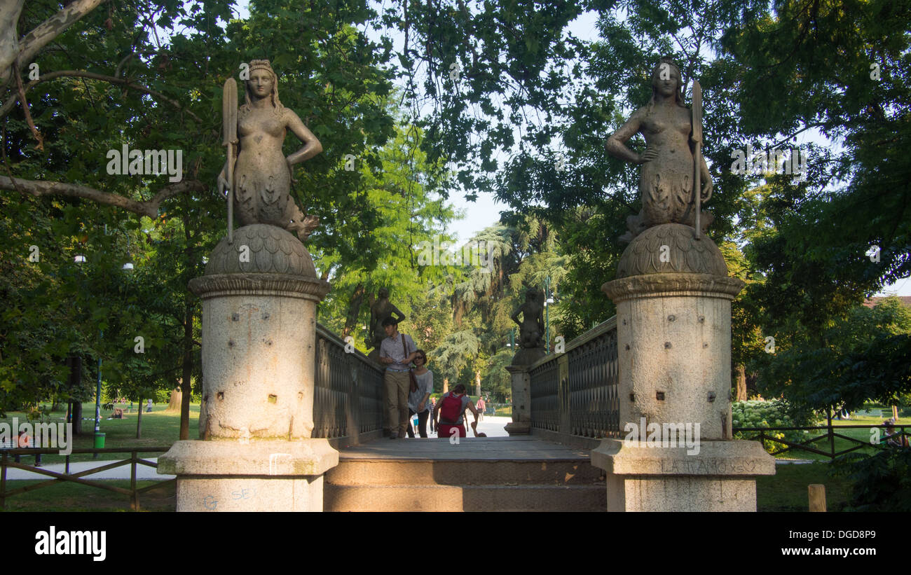 Parco Sempione, Milan, Lombardy, Italy Stock Photo