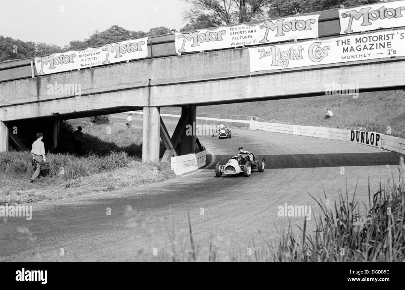 Ken Wharton in his F2 Cooper-Bristol. Finished 2nd at Crystal Palace, England, 25th May 1953. Stock Photo