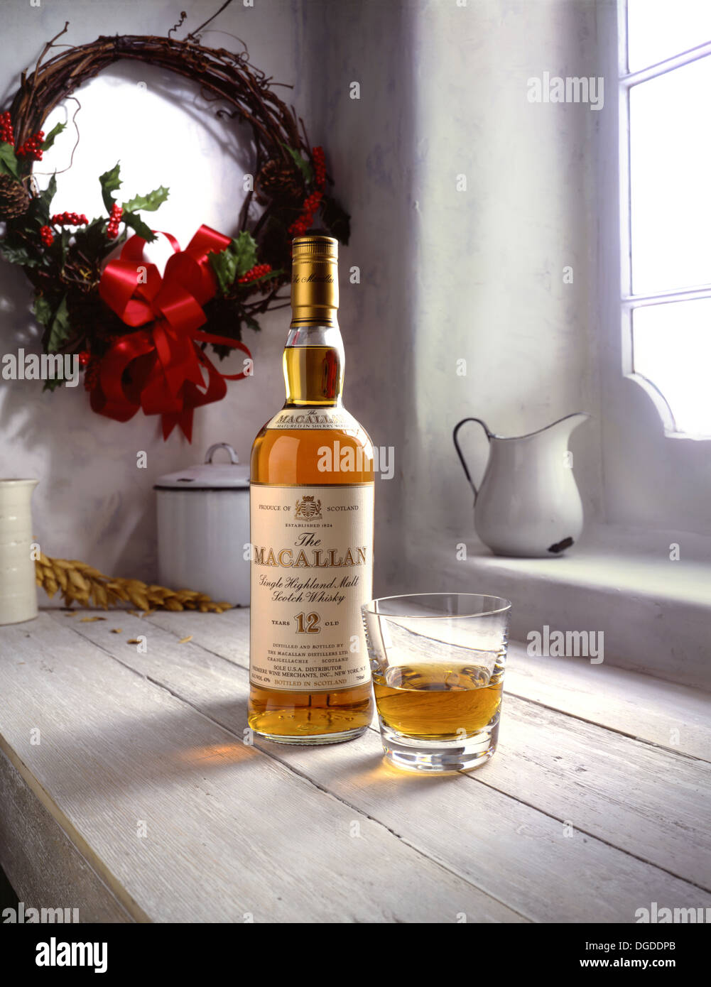 Macallan Scotch Whiskey Stock Photo