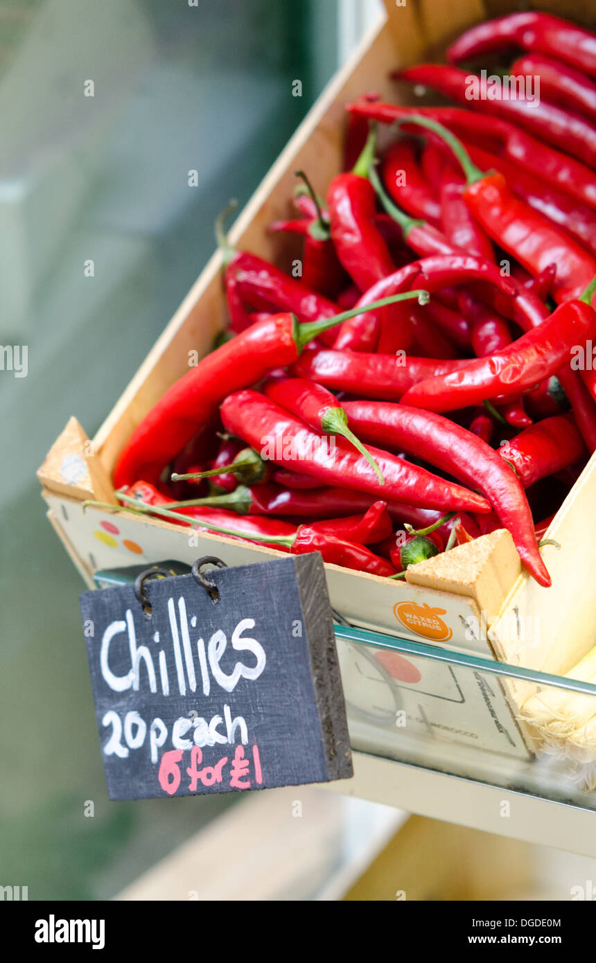 Red chillies streets hi-res stock photography and images - Alamy