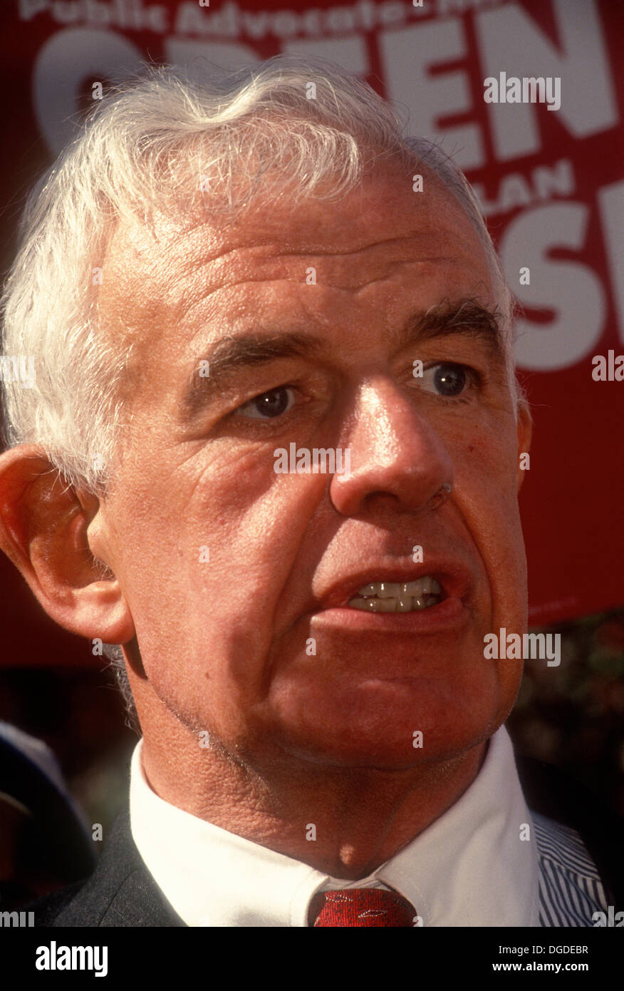 FILE PICS: Thomas S. Foley, former speaker of the House for five years died on Friday, 18 Oct 2012, at his home in Washington, D.C. He was 84. ARCHIVE PHOTO - 4 October 1993 - Brooklyn Heights, NY - House Speaker Thomas Foley endorses Mayor David Dinkins for a second term. Credit: Stacy Walsh Rosenstock/Alamy Stock Photo