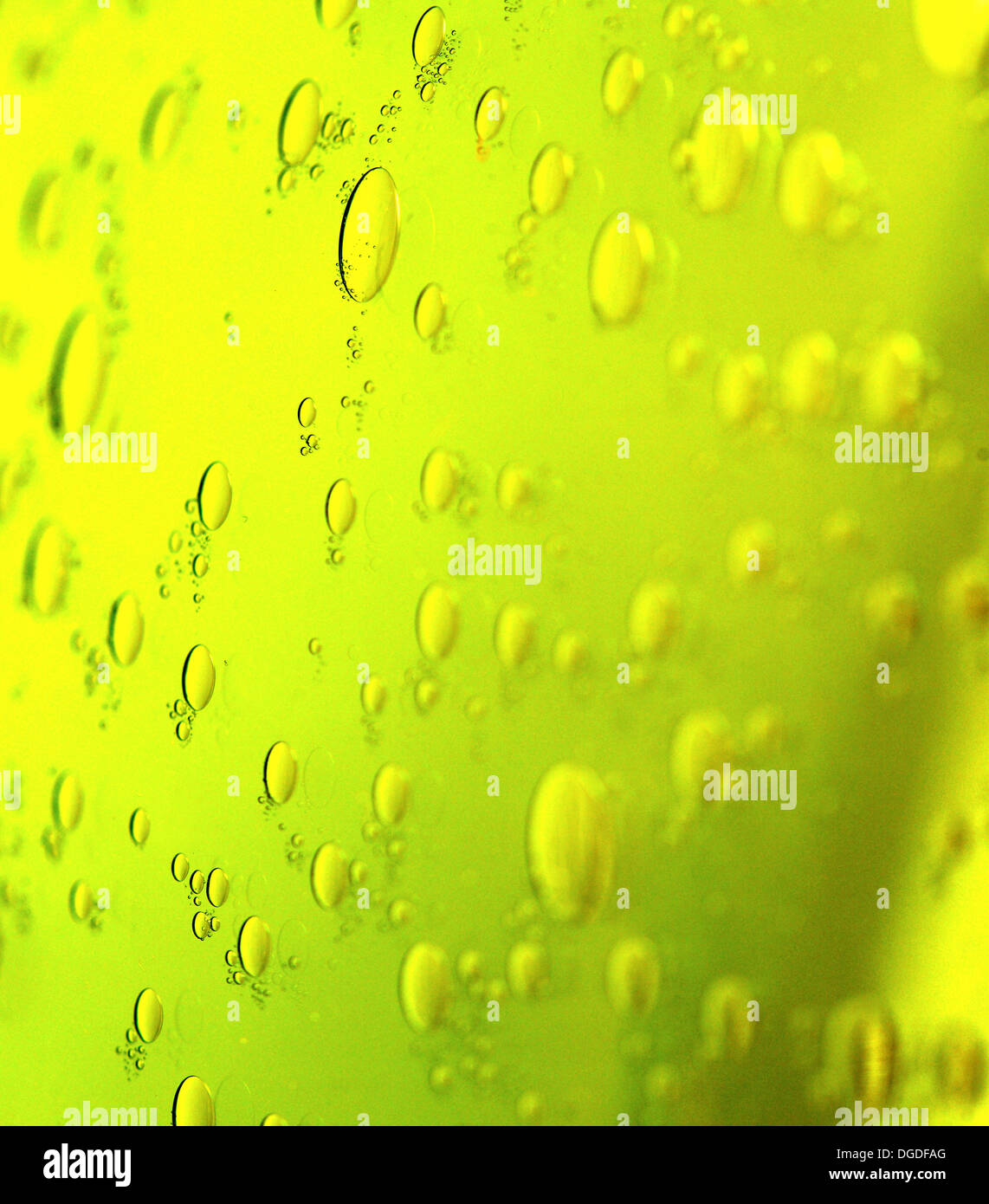 Green abstract blurred liquid background with soap bubbles Stock Photo ...