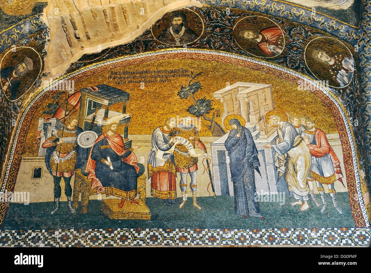 Enrollment for Taxation, Kariye Camii (St. Savior in Chora), Istanbul, Turkey 130915 31509 Stock Photo