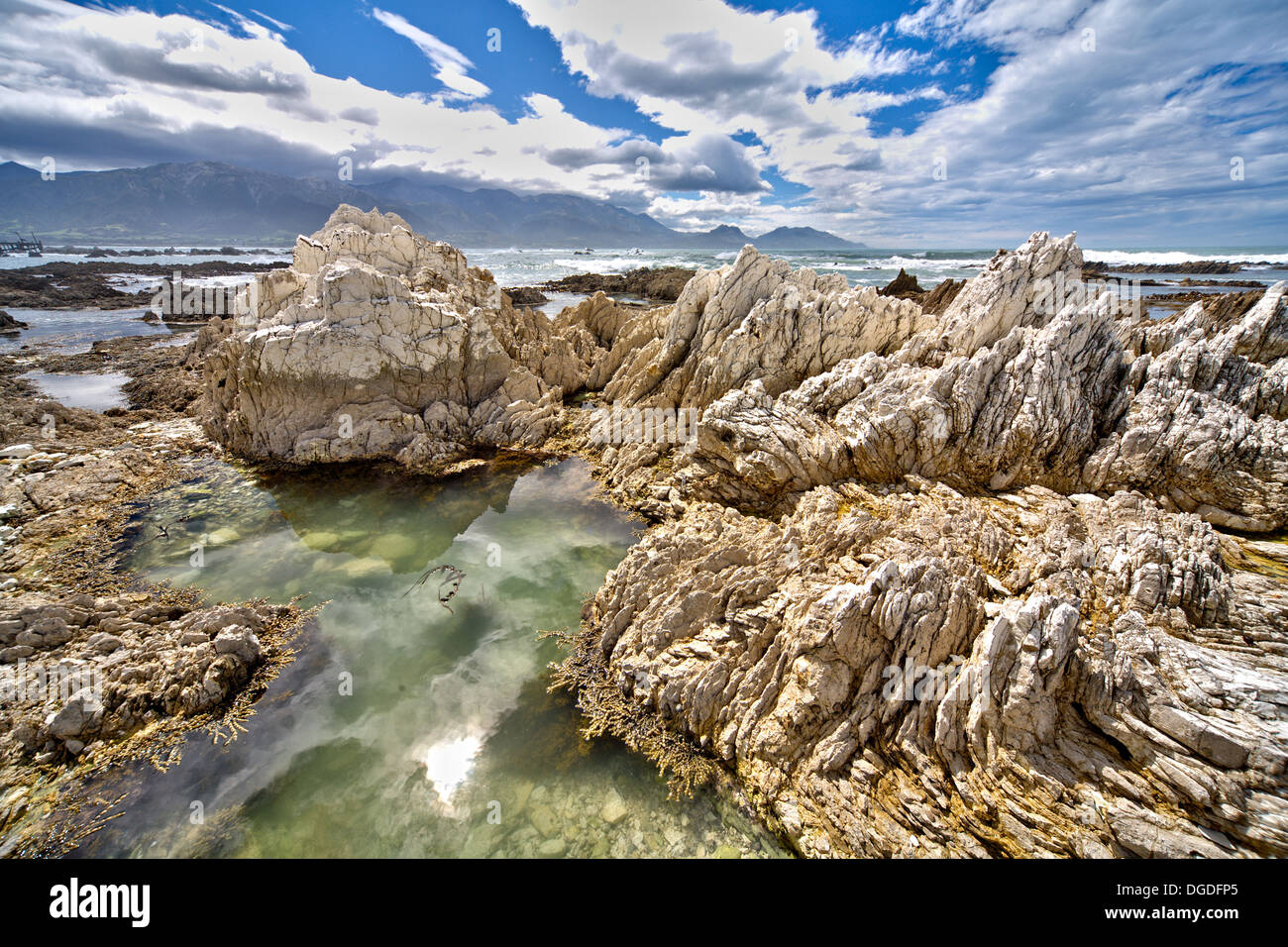 Unique rock formations, Kaikoura beach Stock Photo - Alamy