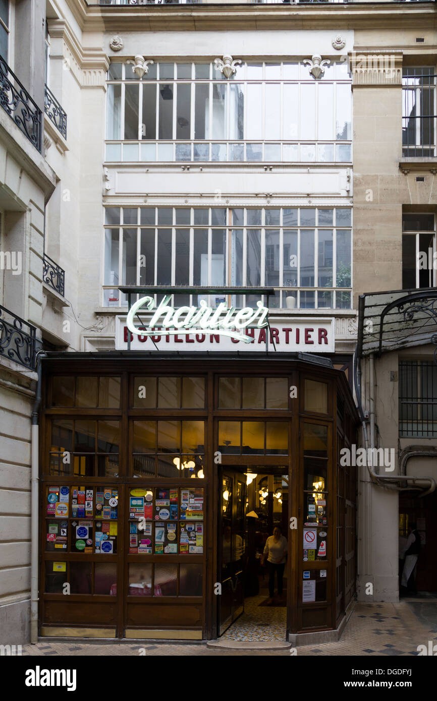 The famous Bouillon Chartier restaurant, Paris, France Stock Photo Alamy