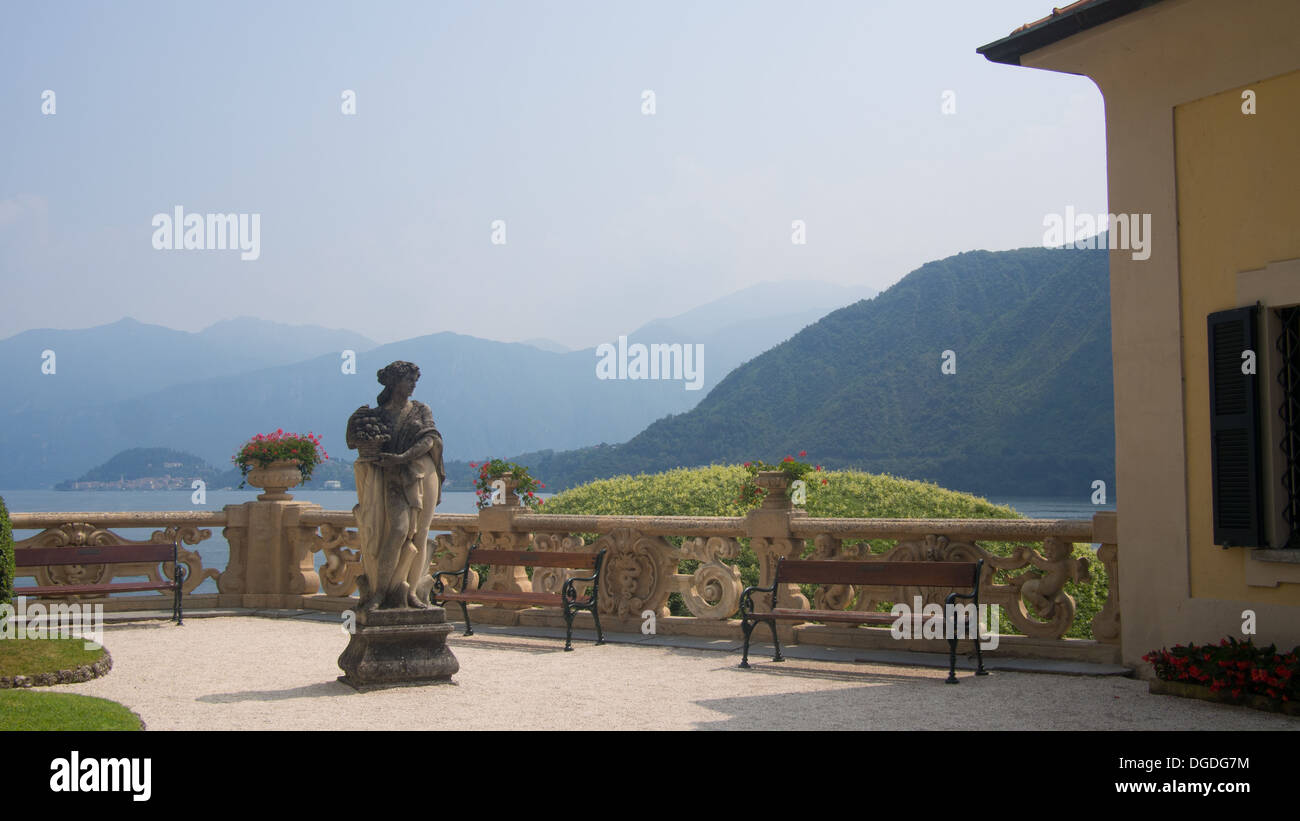 Villa del Balbianello. Lenno, Lake Como, Lombardy, Italy. Film location for James Bond 'Casino Royale' & Star Wars episode II Stock Photo