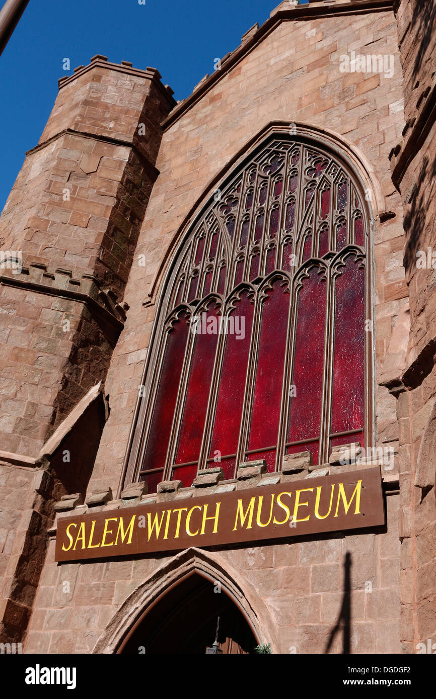 Salem Witch Museum; Salem; Massachusetts Stock Photo Alamy