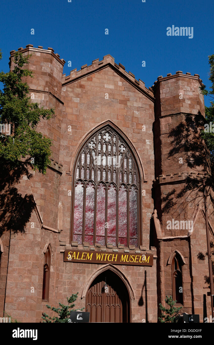 Salem Witch Museum; Salem; Massachusetts Stock Photo Alamy