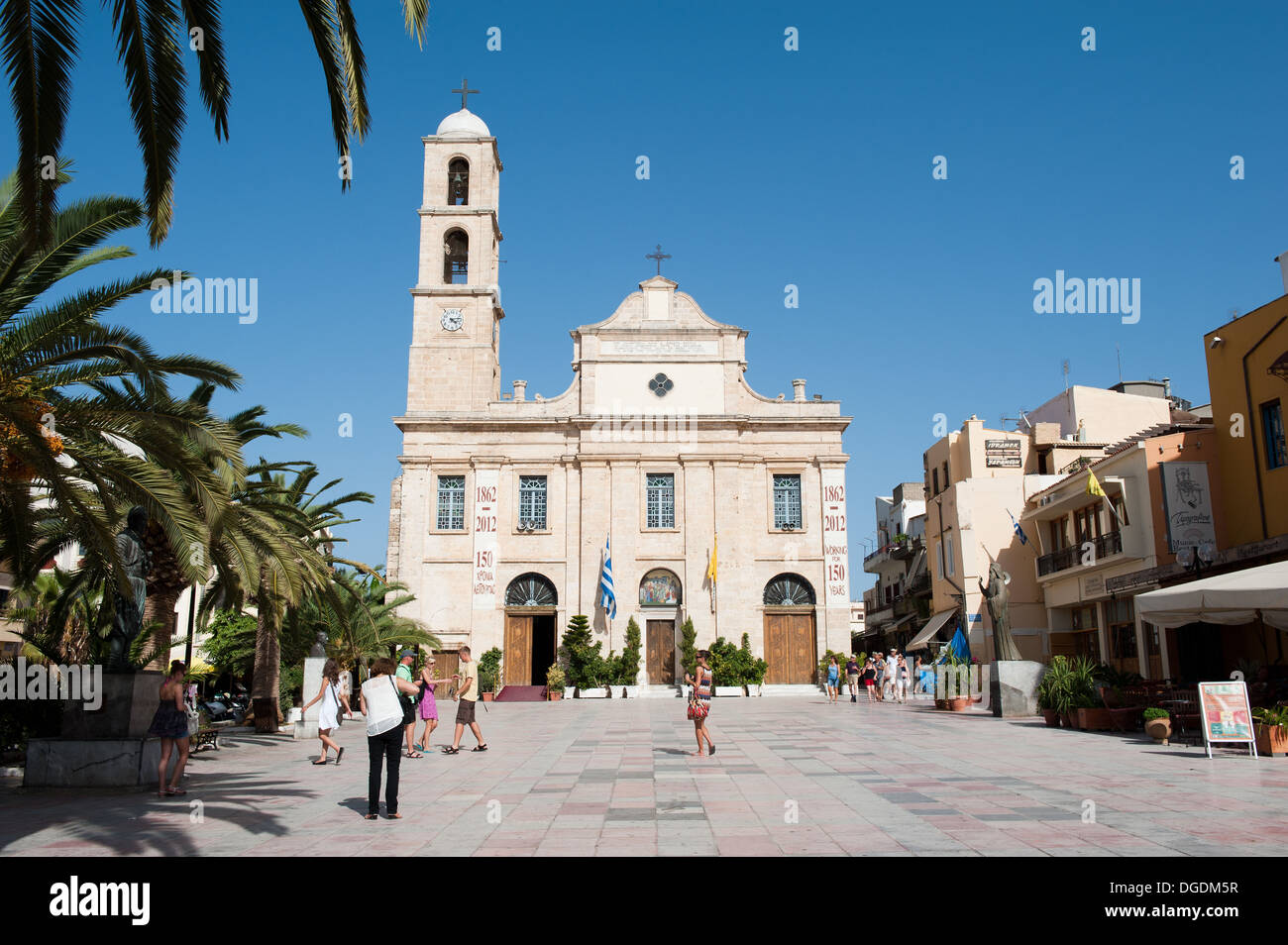 The Orthodox Cathedral, Chania, Crete, Greece Stock Photo - Alamy