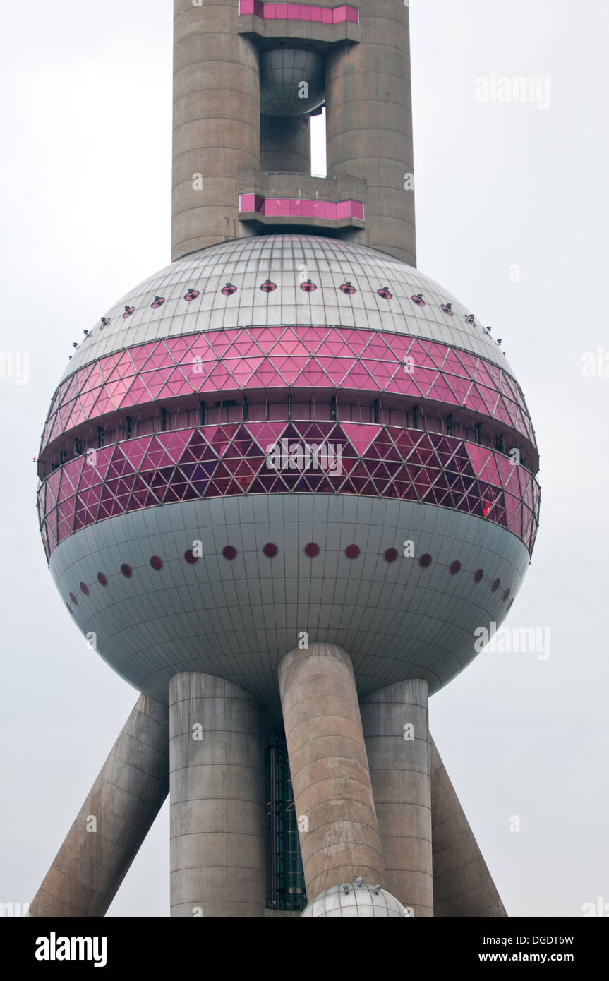Close up pearl tower in shanghai hi-res stock photography and images - Alamy