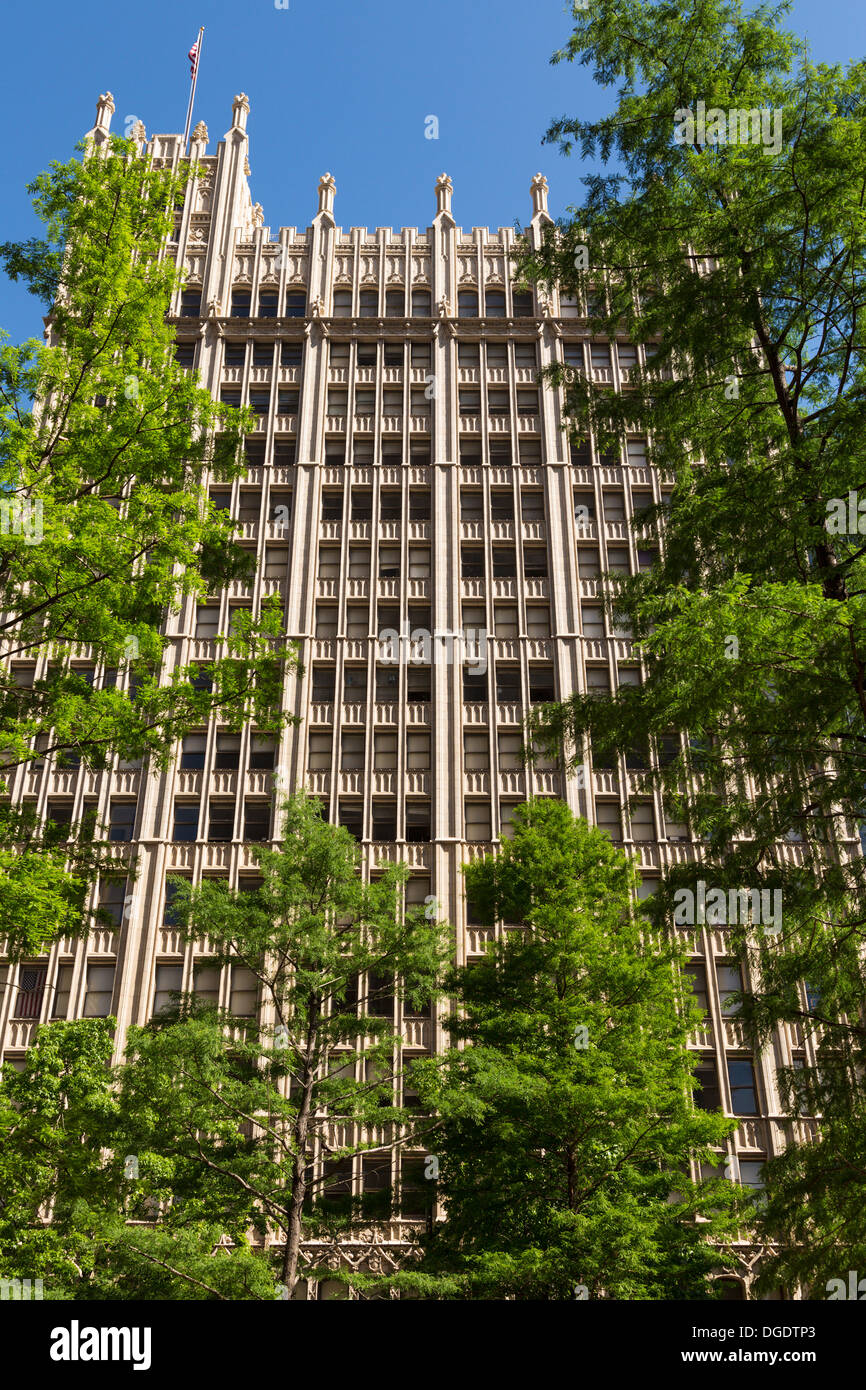 The Kirby or Busch Building Main Street downtown Dallas Texas USA Stock Photo