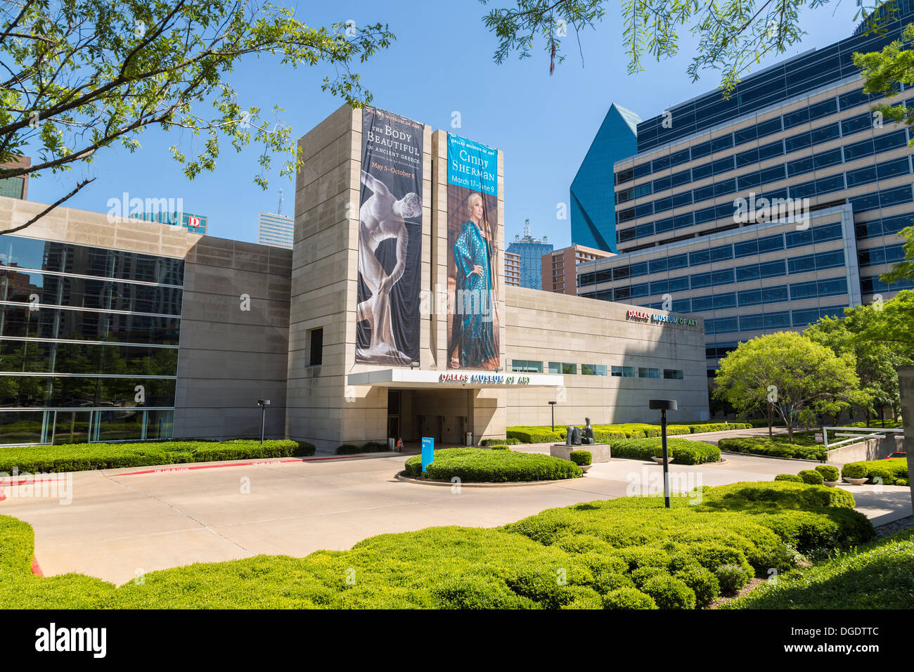 Dallas Museum of Art Texas Arts District USA Stock Photo