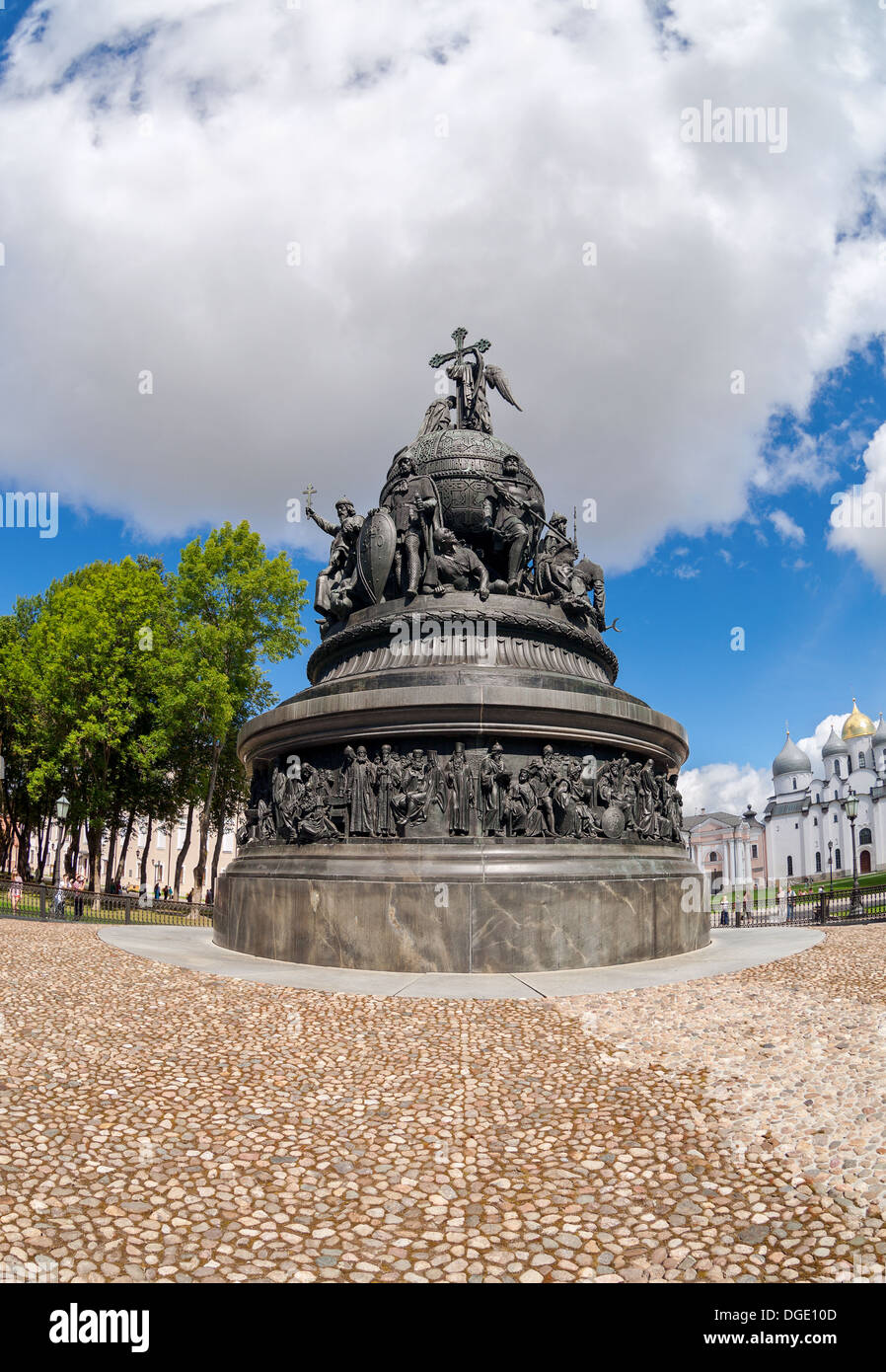 Monument to the 1000th anniversary of Russia Stock Photo - Alamy