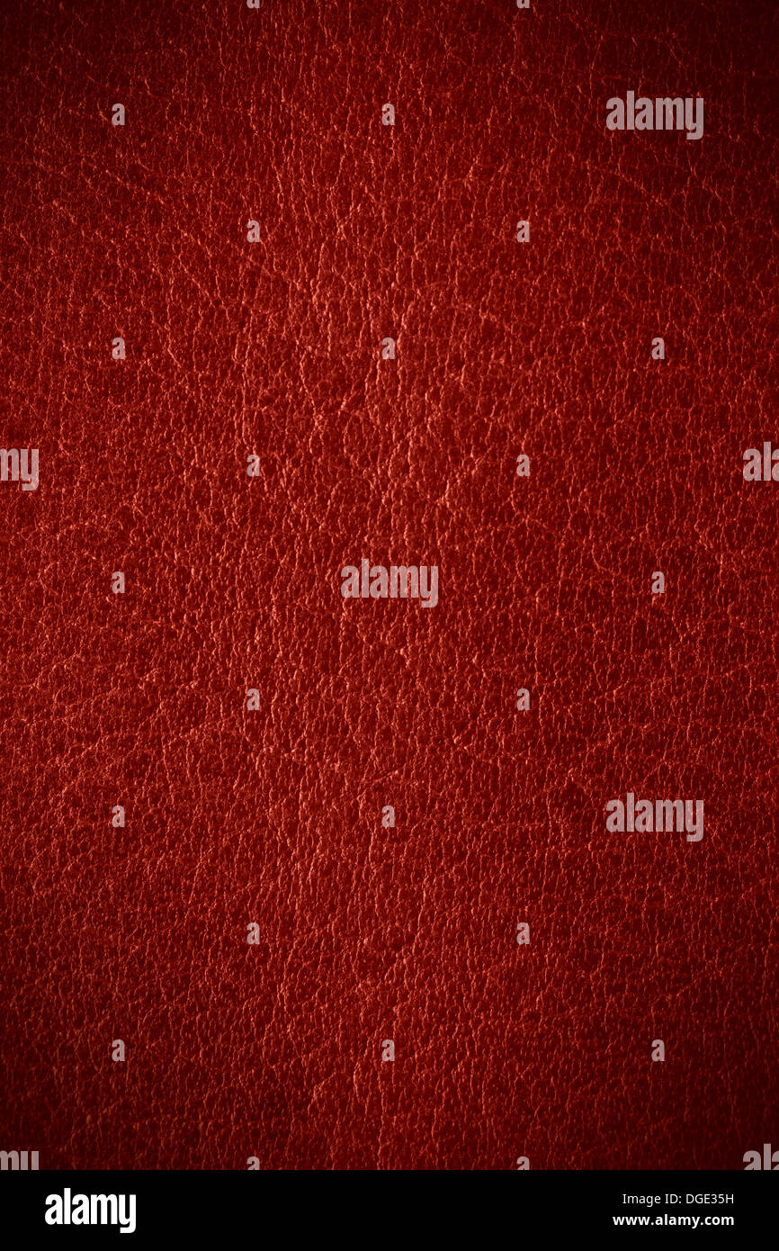 red leather background or rough pattern organic maroon texture Stock Photo