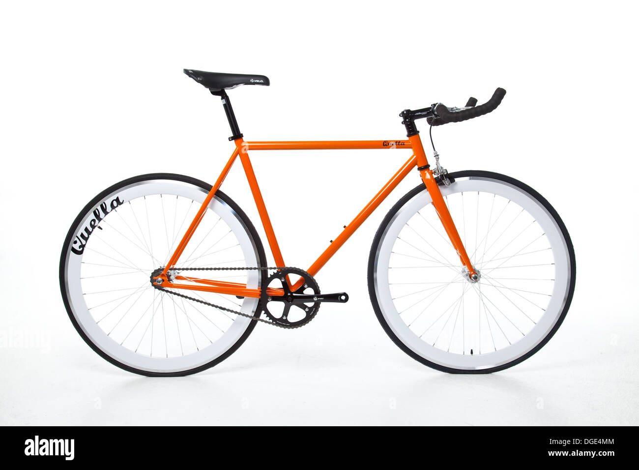 Fixed gear bicycle. Stock Photo