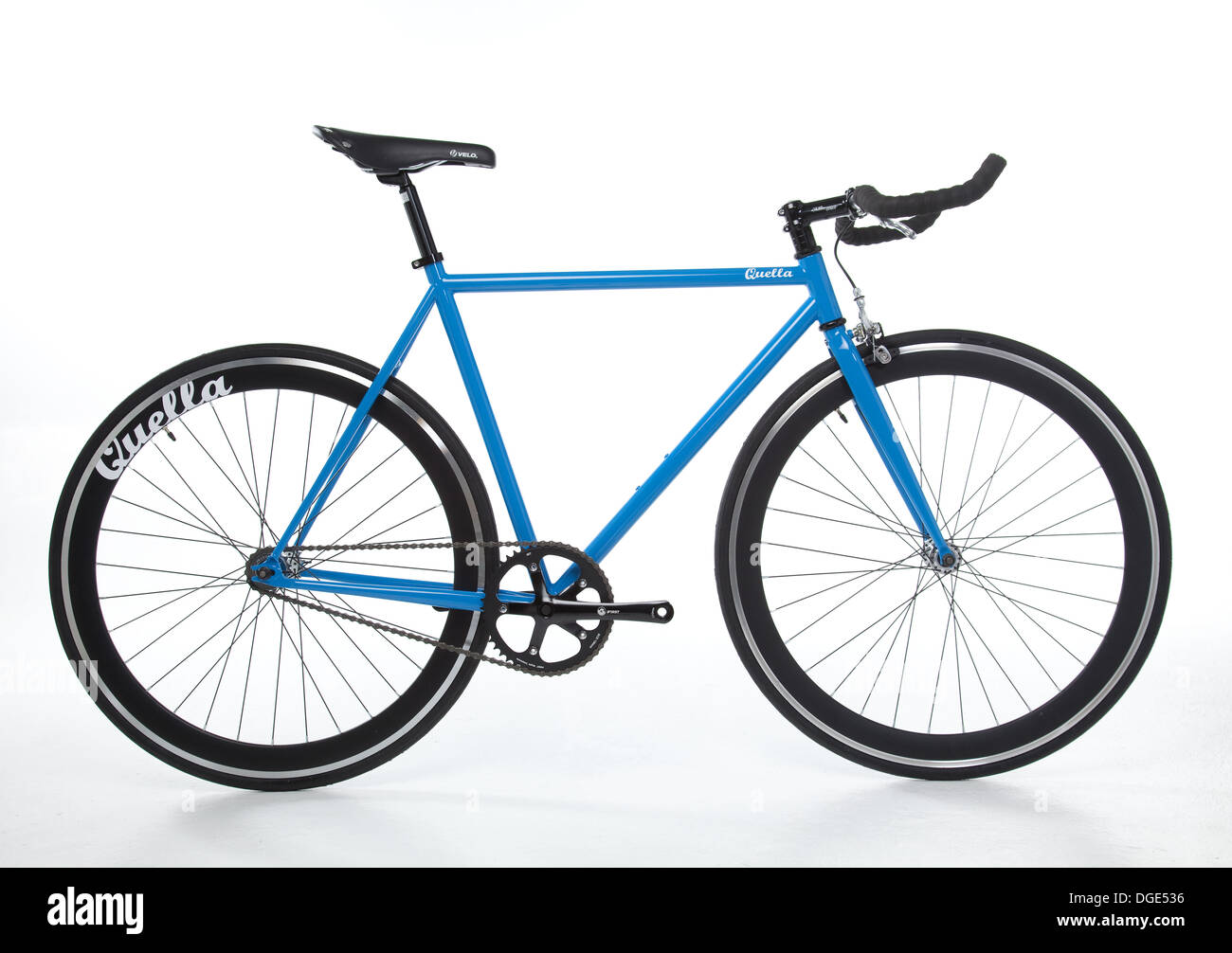 Fixed gear bicycle. Stock Photo