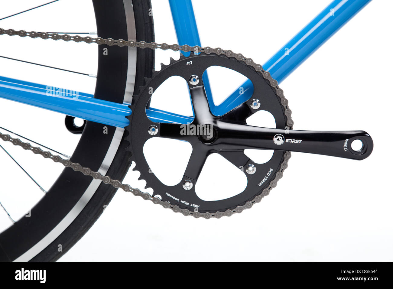 Single gear bicycle Stock Photo Alamy