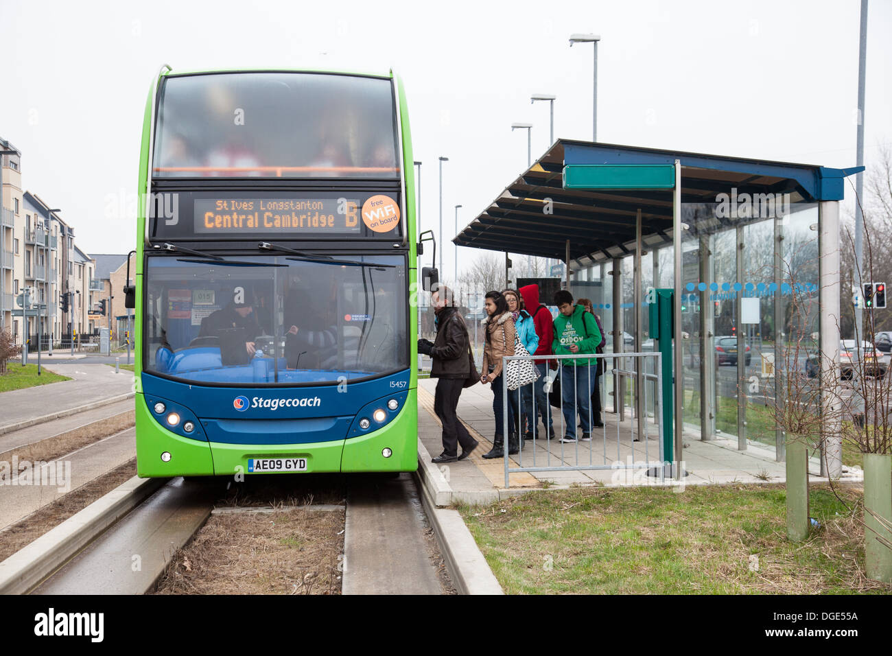 The Cambridgeshire Guided Busway, known locally as The Busway, connects Cambridge, Huntingdon The Cambridgeshire Guided Busway, known locally as The Busway, connects Cambridge, Huntingdon
