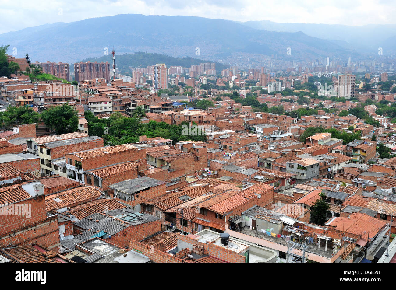 San Javier district in MEDELLIN .Department of Antioquia. COLOMBIA Stock Photo