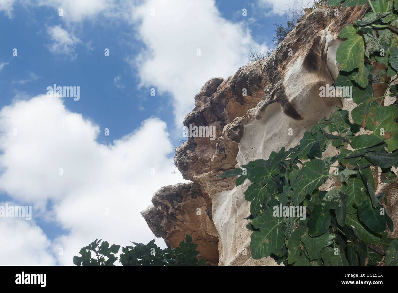 Bells man-made caves in Israel Stock Photo - Alamy