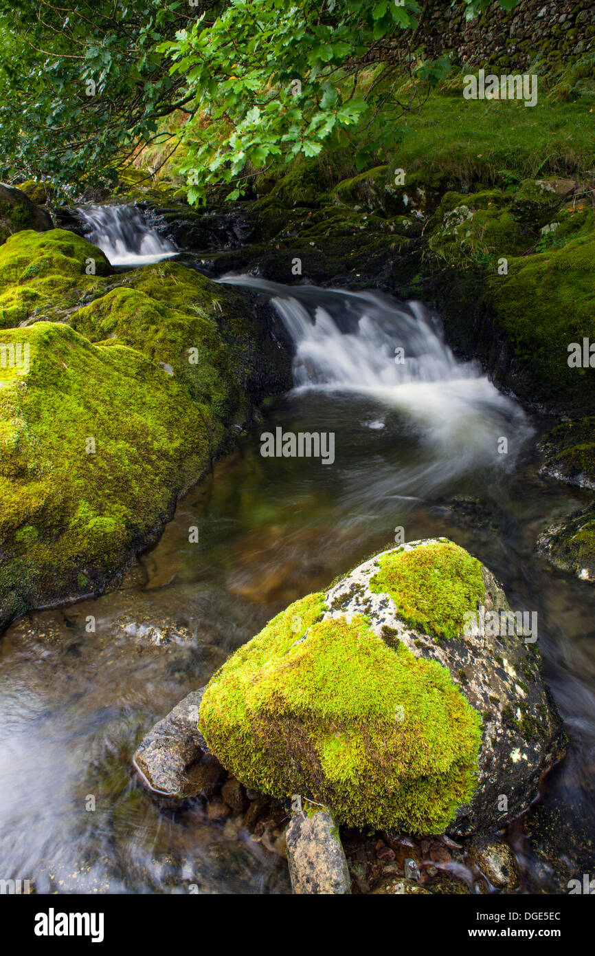 Waterfall, Lake District, UK Stock Photo
