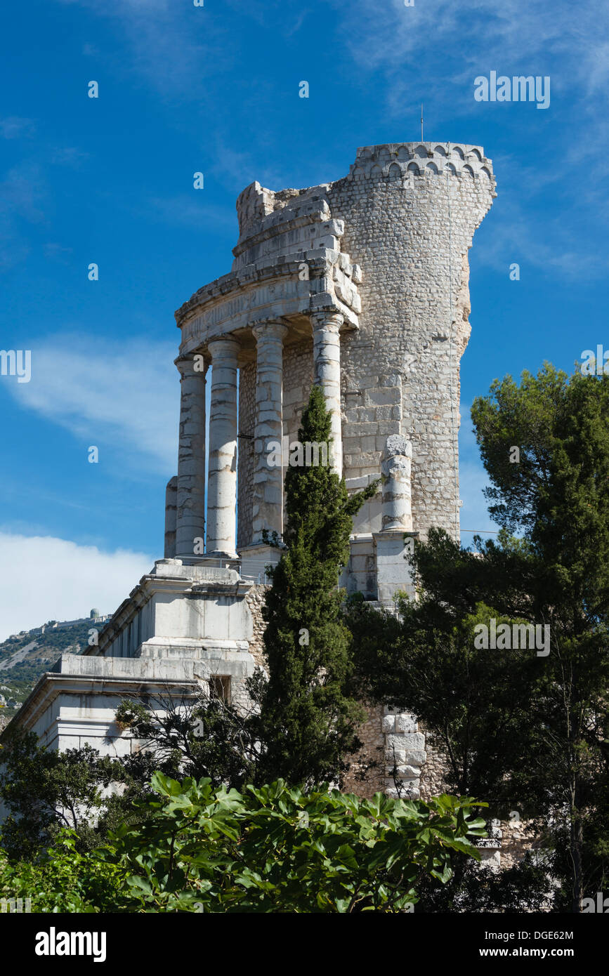 The Tropaeum Alpium (Victory Monument of the Alps Stock Photo Alamy