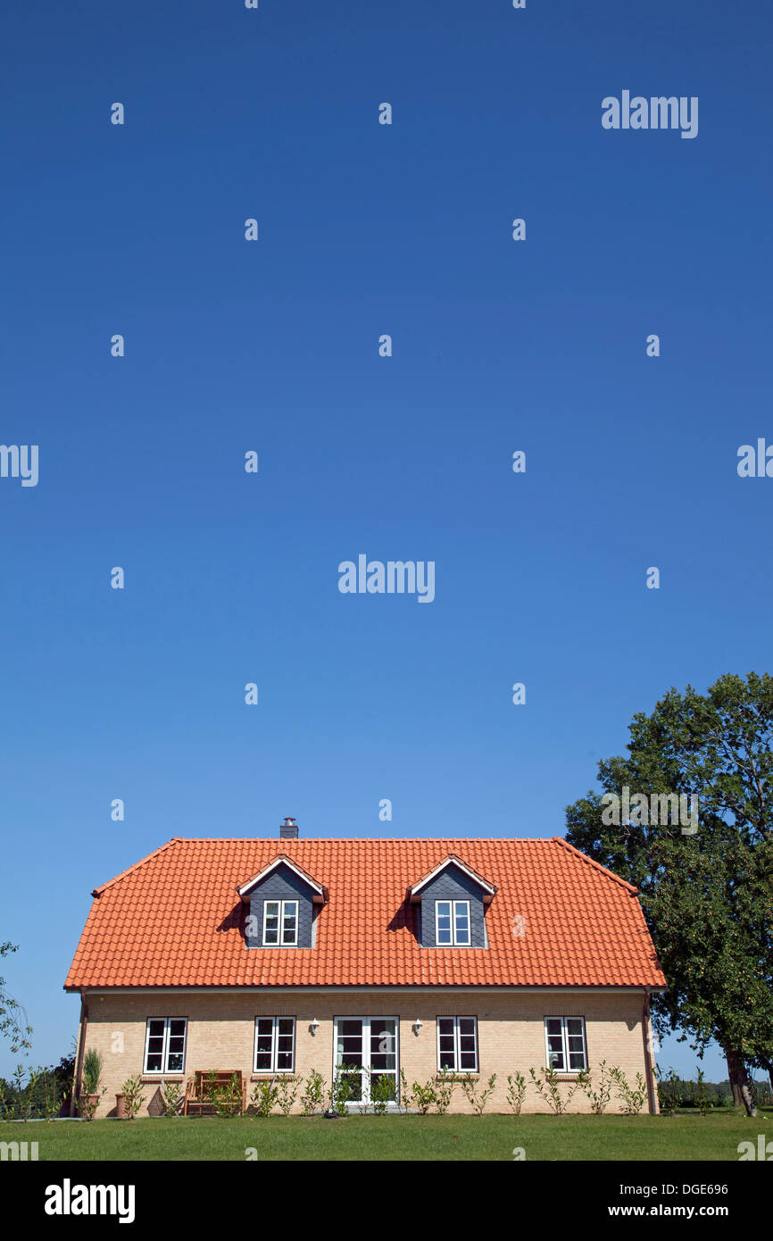 Home,house in Sieseby,Schleswig-Holstein,Gemany Stock Photo