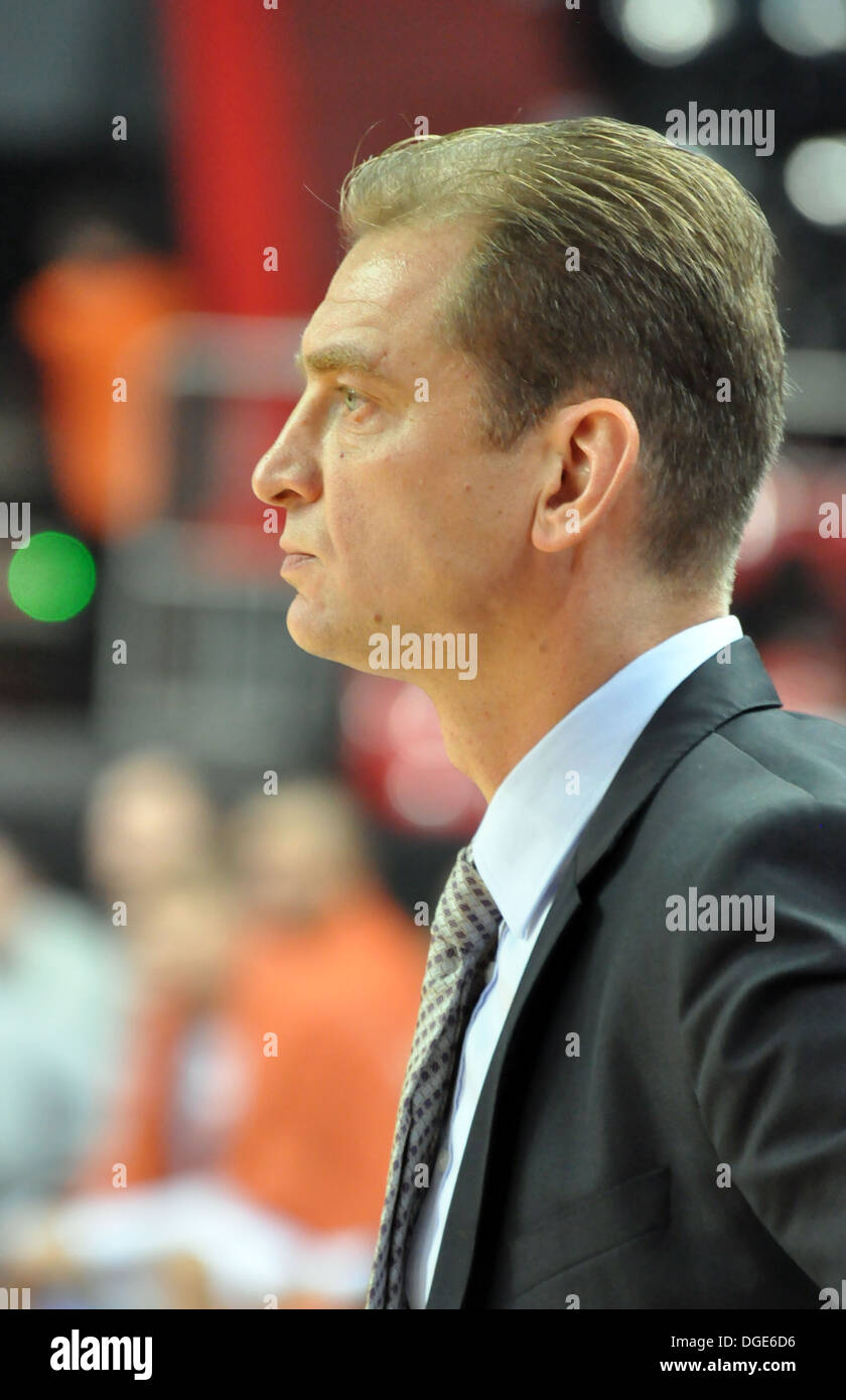 Spartak coach Gundars Vetra Stock Photo Alamy