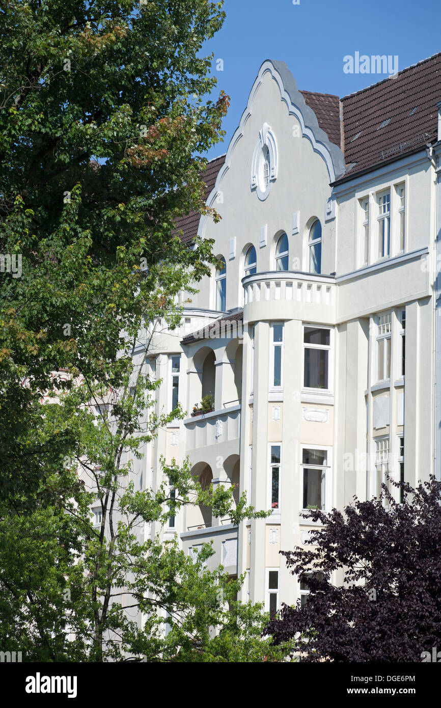 Traditional apartment buildings in Kiel, Germany Stock Photo Alamy