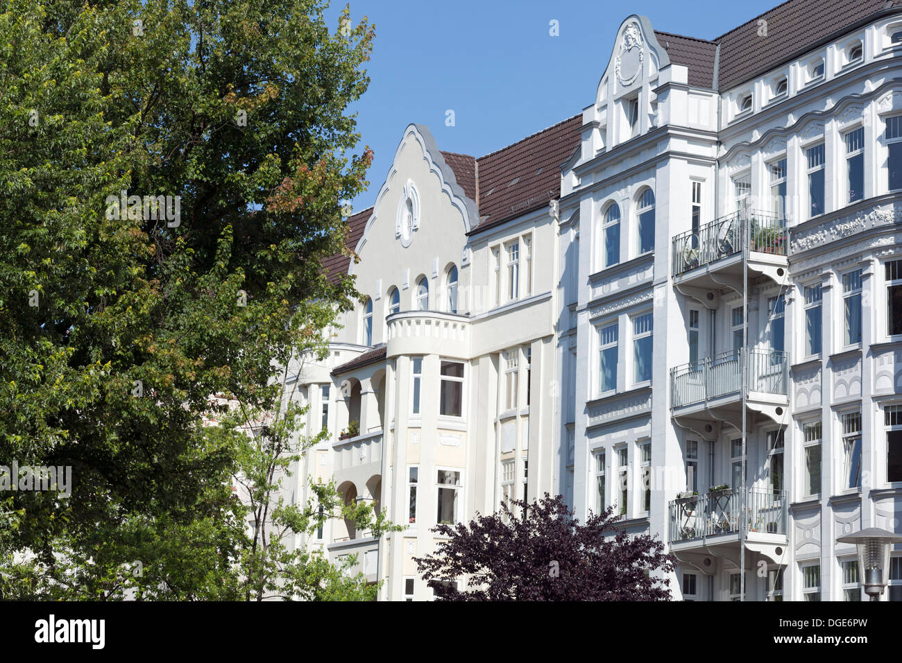 Traditional apartment buildings in Kiel, Germany Stock Photo Alamy