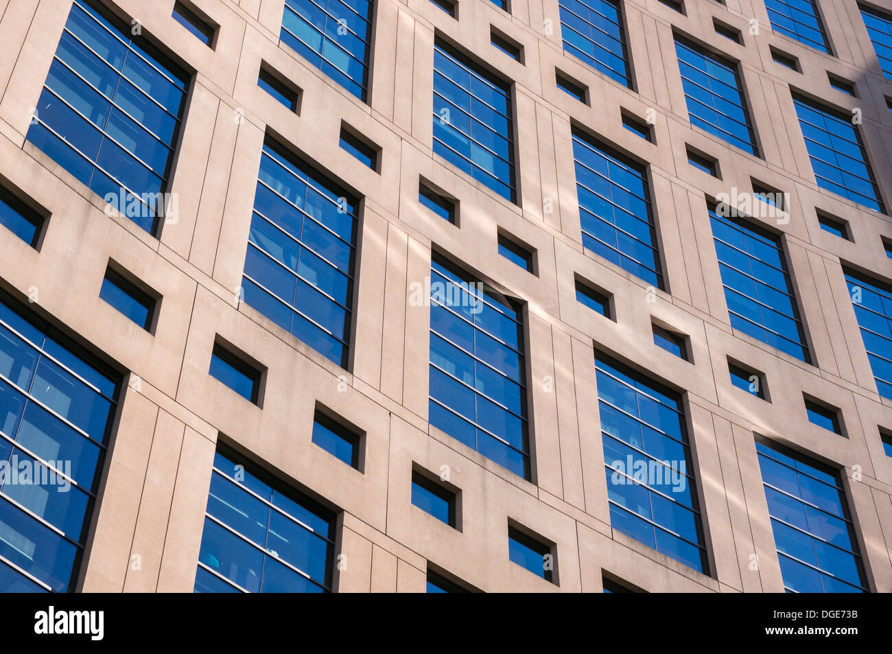 Exterior wall of modern building. Stock Photo